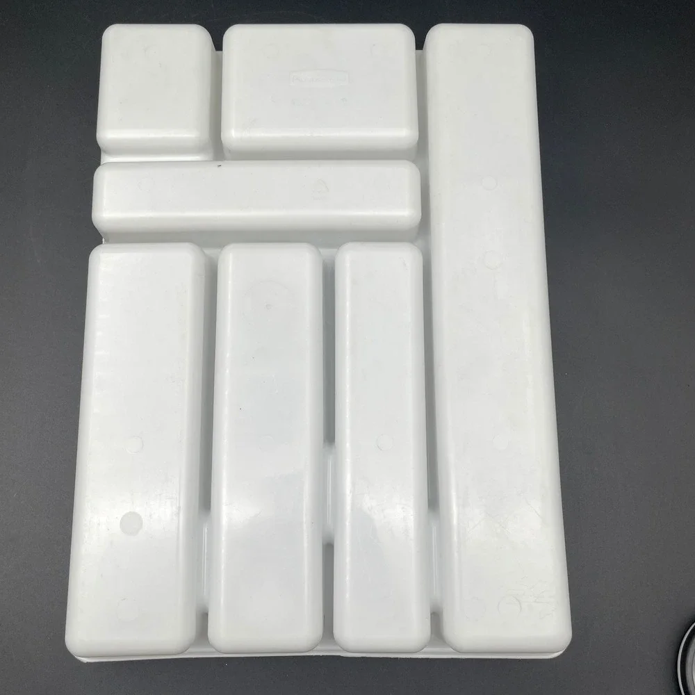 Rubbermaid‎ 0521 White 7 Compartment Cutlery Tray Drawer Organizer 16x11.5